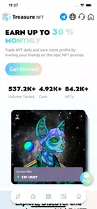 Treasurenft Trade & Earn NFTs 1